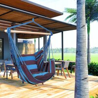 Závěsné houpací křeslo FLAMINGO s polštáři 100x100 cm