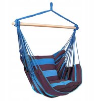 Závěsné houpací křeslo FLAMINGO s polštáři 100x100 cm