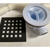 Sprchová vanička MAXMAX Rea ROCK 90x120 cm - šedá