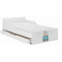 Dětská postel FILIP - LEV V AUTÍČKU 180x90 cm