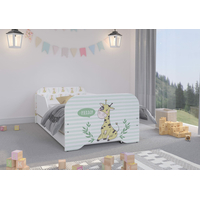 Dětská postel KIM - ŽIRAFKA 140x70 cm + MATRACE