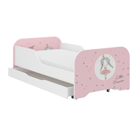 Dětská postel KIM - PRINCEZNA 140x70 cm + MATRACE