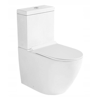 Stojící WC MEXEN LENA se splachovadlem + Duroplast sedátko - bílé, 31051000