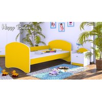 Dětská postel 140x70 cm - ŽLUTÁ
