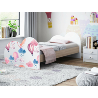 Dětská postel BALÓNY 160X80 cm – (11 barev) + matrace ZDARMA