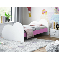 Dětská postel SRDÍČKO bez motivu 160x80 cm (11 barev) + matrace ZDARMA