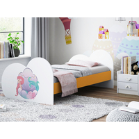 Dětská postel MOŘSKÁ VÍLA 160x80 cm (11 barev) + matrace ZDARMA