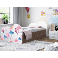 Dětská postel BALÓNY 160x80 cm, se šuplíkem – (11 barev) + matrace ZDARMA