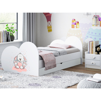 Dětská postel KRÁLIČEK 160x80 cm, se šuplíkem (11 barev) + matrace ZDARMA
