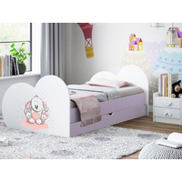 Dětská postel KRÁLIČEK 160x80 cm, se šuplíkem (11 barev) + matrace ZDARMA