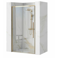 Sprchové dveře MAXMAX Rea SOLAR 120 cm - zlaté