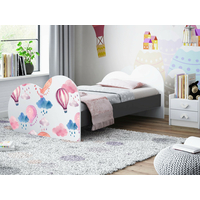 Dětská postel BALÓNY 180x90 cm (11 barev) + matrace ZDARMA