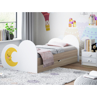 Dětská postel MĚSÍČEK 180x90 cm, se šuplíkem (11 barev) + matrace ZDARMA