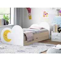 Dětská postel MĚSÍČEK 180x90 cm, se šuplíkem (11 barev) + matrace ZDARMA