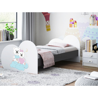 Dětská postel ZAMILOVANÍ MEDVÍDCI 190x90 cm (11 barev) + matrace ZDARMA