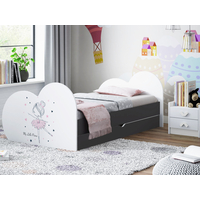 Dětská postel BALETKA 190x90 cm, se šuplíkem (11 barev) + matrace ZDARMA