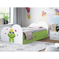 Dětská postel ŽABKA 190x90 cm, se šuplíkem (11 barev) + matrace ZDARMA