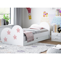 Dětská postel HVĚZDIČKA 200x90 cm, se šuplíkem (11 barev) + matrace ZDARMA