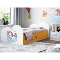 Dětská postel JEDNOROŽEC 200x90 cm, se šuplíkem (11 barev) + matrace ZDARMA