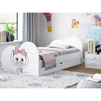 Dětská postel KOŤÁTKO 200x90 cm, se šuplíkem (11 barev) + matrace ZDARMA