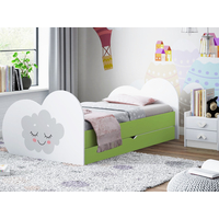 Dětská postel MRÁČEK 200x90 cm, se šuplíkem (11 barev) + matrace ZDARMA