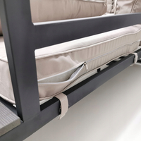 Zahradní sestava nábytku VENTURA pro 5 osob - světle šedá