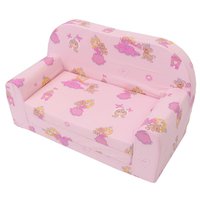 Dětská rozkládací MINI pohovka PRINCEZNA růžová