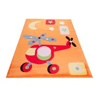 Dětský koberec VRTULNÍK - oranžový