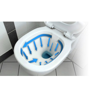 Závěsné WC MAXMAX Rea CARLOS RIMLESS - dekor Teraco + Duroplast sedátko slim