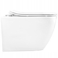 Závěsné WC MAXMAX Rea MARTIN RIMLESS + Duroplast sedátko slim