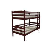 Dětská patrová postel z MASIVU 200x80cm se šuplíky - PP012