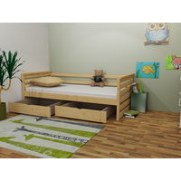 Dětská postel z MASIVU 180x80cm bez šuplíku - M03