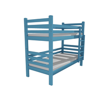Dětská patrová postel z MASIVU 200x80cm se šuplíky - M07