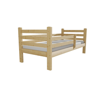Dětská postel z MASIVU 200x80cm SE ŠUPLÍKY - M01