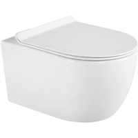 Závěsné WC CARMEN RIMLESS - bílé + Duroplast sedátko slim