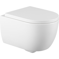 Závěsné WC CARMEN RIMLESS - bílé + Duroplast sedátko