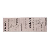 Sisalový PP běhoun COFFEE - světle hnědý/černý - 70x1200 cm