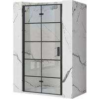 Sprchové dveře MAXMAX Rea MOLIER 80 cm s mřížkou - černé