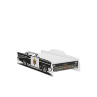 Dětská autopostel SHERIFF 140x70 cm - Chevy Bel Air + MATRACE