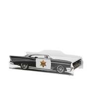 Dětská autopostel SHERIFF 160x80 cm - Chevy Bel Air