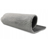 Kusový koberec CHRISTIANIA - světle šedý - imitace králičí kožešiny