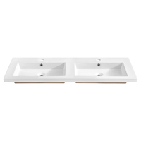 Keramické umyvadlo SPIRIT WHITE 120 cm - bílé