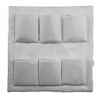 Kapsář (organizér) na dětskou postýlku BABYMAM PREMIUM - Popelavý