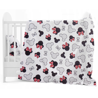 Dětské bavlněné povlečení do postýlky 120x90 cm BABYMAM PREMIUM - Myška Minnie