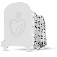 Dětské bavlněné povlečení do postýlky 120x90 cm BABYMAM PREMIUM - Veselé pandy
