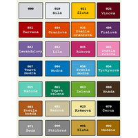 Samolepky na zeď ASIA color - vzor 1 - 010 bílá