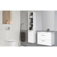 Koupelnová skříňka s umyvadlem CERSANIT - SET 801 LARA CITY 50 - BÍLÁ (S801-141-DSM)