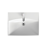 Koupelnová skříňka s umyvadlem CERSANIT - SET 803 LARA CITY 60 - OŘECH (S801-143-DSM)