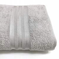 Bavlněná osuška WIKI - 70x140 cm - 450g/m2 - světle šedá