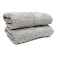 Bavlněná osuška WIKI - 70x140 cm - 450g/m2 - světle šedá